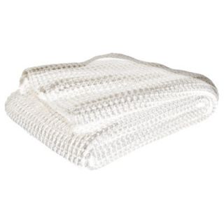 Threshold Knit Lurex Throw Blanket   White(50x60)