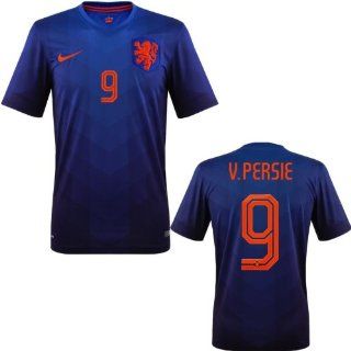 Van Persie Netherlands away jersey, World Cup 2014 (XL)  Sports & Outdoors