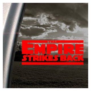 THE EMPIRE STRIKES BACK STAR WARS Red Decal Car Red Sticker Automotive