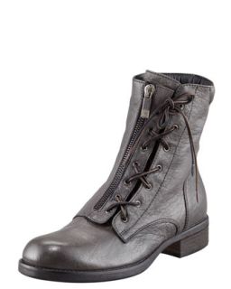 Alberto Fermani Lace Up Zip Ankle Boot