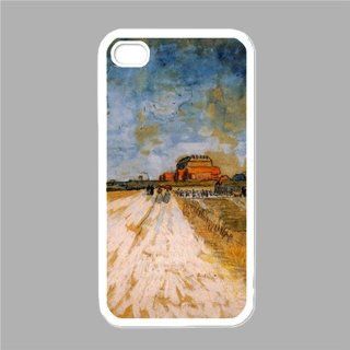 Road Running Beside The Paris Ramparts By Vincent Van Gogh White Iphone 4   Iphone 4s Case Cell Phones & Accessories