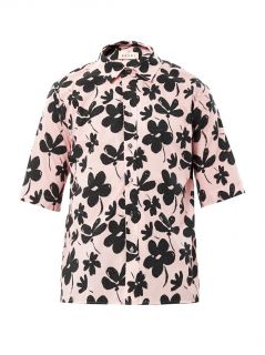 Floral print short sleeved shirt  Marni