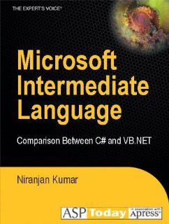 Microsoft Intermediate Language Comparison Between C# and VB.NET Niranjan Kumar Books