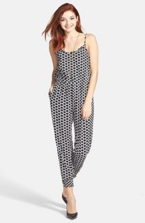 Socialite Print Jumpsuit (Juniors) (Online Only)