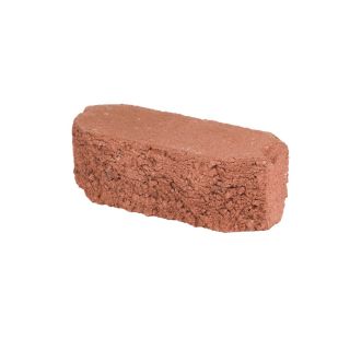 Oldcastle Fulton Red Double Split Retaining Wall Block (Common 12 in x 4 in; Actual 12 in x 4 in)