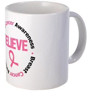  Breast Cancer Believe Mug   Standard Kitchen & Dining