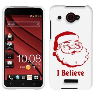 HTC Droid DNA I Believe in Santa Phone Case Cover Cell Phones & Accessories