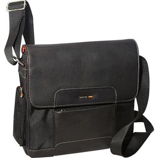 Mancini Leather Goods Messenger Style Unisex Bag for Tablet/ E Reader