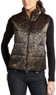 Kenneth Cole Women's Puffer Vest, True Taupe, X Small