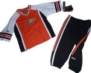 Anaheim Mighty Ducks Toddler Shirt Jersey Pants 4T  Sports Fan Hockey Jerseys  Sports & Outdoors