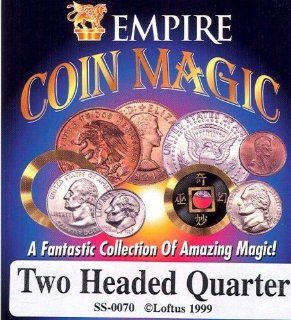 Realistic Looking Quarter With Heads On Both Sides   Double Headed Quarter Toys & Games