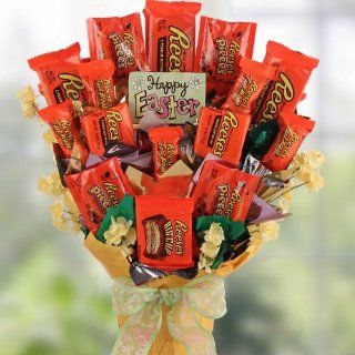 Easter Reese's Candy Bouquet  Candy And Chocolate  Grocery & Gourmet Food