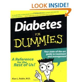 Diabetes For Dummies (For Dummies (Computer/Tech)) Alan L. Rubin 0785555002357 Books