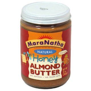 Maranatha, Almond Butter Sweet Honey With S, 12 Ounce  Peanuts  Grocery & Gourmet Food