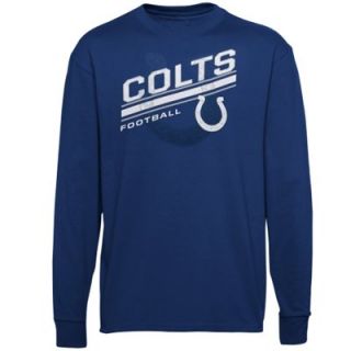 Indianapolis Colts Youth Serious Business Long Sleeve T Shirt   Royal Blue