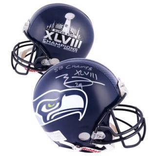 Riddell Earl Thomas Seattle Seahawks Super Bowl XLVIII Champions Autographed Pro Line Authentic Helmet with SB XLVIII Champs Inscription