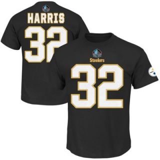 Franco Harris Pittsburgh Steelers Hall Of Fame Eligible Receiver T Shirt   Black