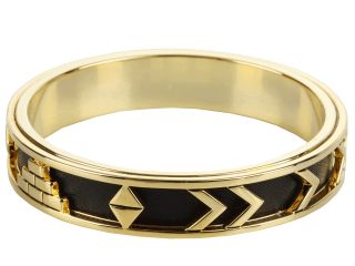 House of Harlow 1960 Aztec Bangle with Black Leather