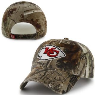 47 Brand Kansas City Chiefs Clean Up Adjustable Hat   Realtree Camo