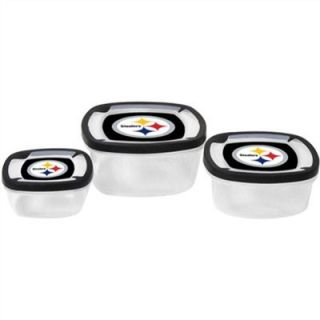 Boelter Pittsburgh Steelers Square Storage Containers