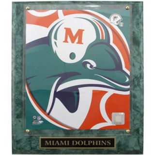 Miami Dolphins 10.5 x 13 Logo Plaque