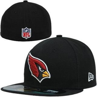 New Era Arizona Cardinals Youth On Field Performance 59FIFTY Fitted Hat   Black