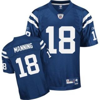 Reebok Peyton Manning Indianapolis Colts Youth Premier Tackle Twill Jersey