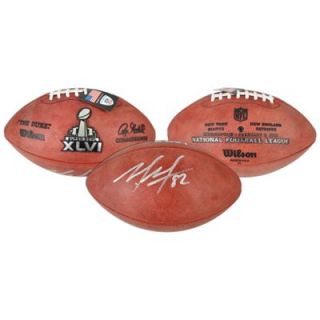 New York Giants Mario Manningham Super Bowl XLVI Autographed Pro Football