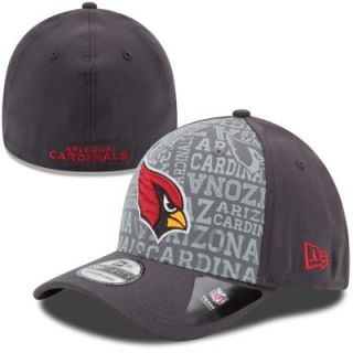 Mens New Era Graphite Arizona Cardinals 2014 NFL Draft 39THIRTY Flex Hat