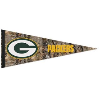 Green Bay Packers 12 x 30 Real Tree Camo Premium Pennant