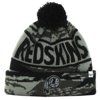 47 Brand Washington Redskins Tigertooth Knit Hat   Gray/Black