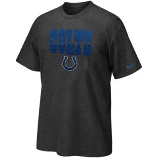 Nike Indianapolis Colts Authentic Logo T Shirt   Charcoal