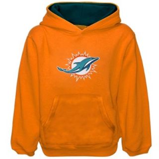 Miami Dolphins Preschool Logo Pullover Hoodie   Orange