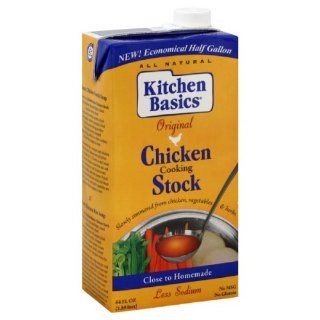 Kitchen Basics Chicken Stock, 64 Ounce (Pack of 4)  Soups Stews And Stocks  Grocery & Gourmet Food