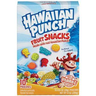BRACHS HAWAIIAN PUNCH FRUIT SNACKS 10 POUCHES 9 OZ  Fruit Leather  Grocery & Gourmet Food