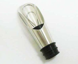Stainless Steel Wine Bottle Pourer and Stopper Kitchen & Dining