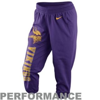 Nike Minnesota Vikings Ladies Wild Card All Time Performance Capri Pants   Purple