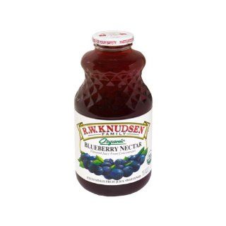 Knudsen Organic Blueberry Nectar Juice ( 12x32 OZ)  Fruit Juices  Grocery & Gourmet Food