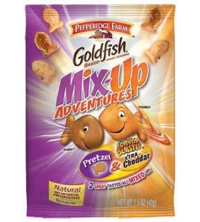 PEPPERIDGE FARM Goldfish Adventure Mix Ups, 72 Count Pouches  Snack Food  Grocery & Gourmet Food