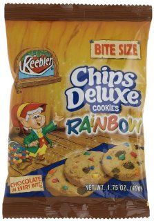 Keebler Bite Size Rainbow Chips Deluxe Cookies, 1.75 Ounce Single Serve Packs (Pack of 60)  Chocolate Chip Cookies  Grocery & Gourmet Food