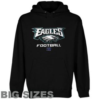 Philadelphia Eagles Big Sizes Critical Victory V Pullover Hoodie Sweatshirt   Black