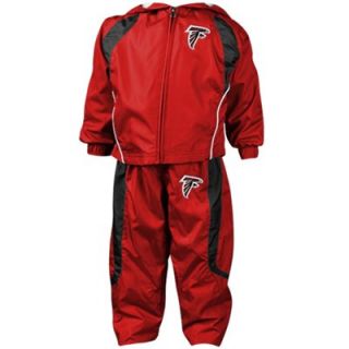 Reebok Atlanta Falcons Toddler Red Full Zip Hoodie Jacket & Pant Set