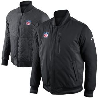 Nike NFL Shield Defender Reversible Full Zip Jacket   Black/Black