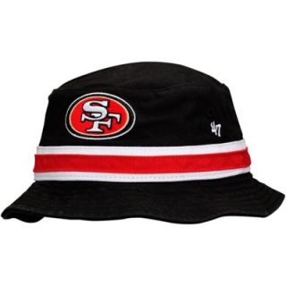 47 Brand San Francisco 49ers Bucket Hat   Black