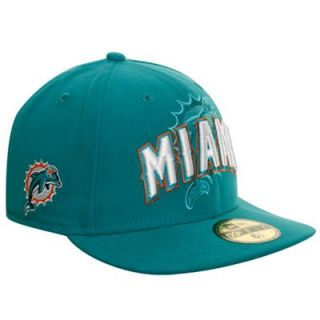 New Era Miami Dolphins NFL Draft Fitted Hat   Aqua