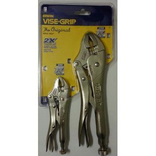 Irwin Tools 37  2 Piece Original Locking Pliers Set Contains 1 Each 10WR and 5WR   Locking Jaw Pliers  