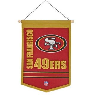 San Francisco 49ers Team Traditions Wool Banner