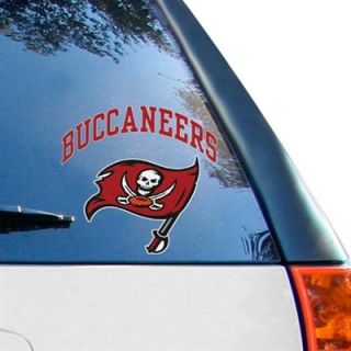 Tampa Bay Buccaneers 8 x 8 Arched Logo Decal