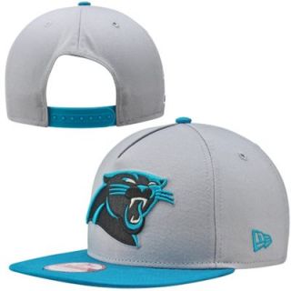New Era Carolina Panthers A Tone Snapback Adjustable Hat   Gray/Panther Blue