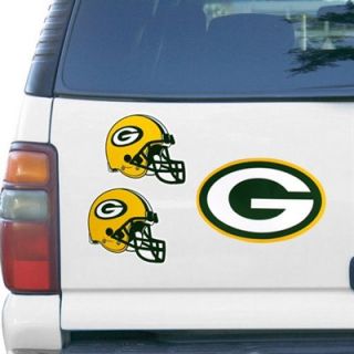 Green Bay Packers 3 Piece Ultimate Car Magnet Kit